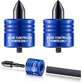 2 Pack Crossbow Bolt Decocking Head for Hunting and Competition Arrows | Durable Steel &amp; Aluminum Head Absorbs Impact. Standard 8-32 Threads Fit Recurve &amp; Compound Crossbows. Includes 2 Tips &amp; Nuts