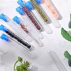 Hoteam 100 Pieces Test Tubes 16 x 100 mm Clear