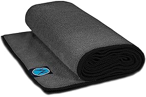 Youphoria Yoga Microfiber Non-Slip Towel - Hot Yoga Mat Towel for Enhanced Grip and Sweat Absorption