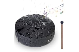 Rain Drum for Outside Garden - Upgraded Non Waterlogging Rain Drums for Outside when It Rains, 3 Inches 6 Notes Steel Tongue 