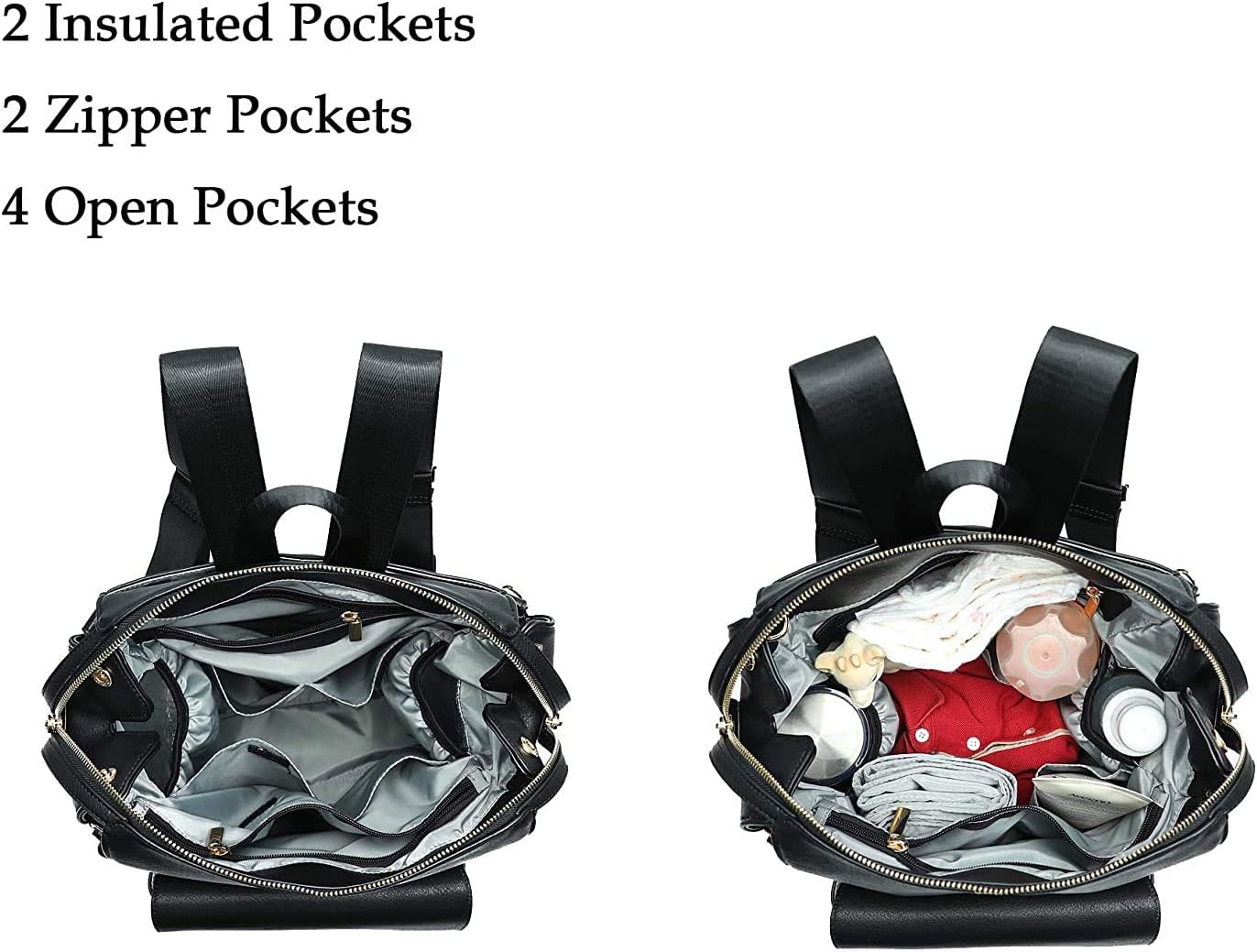 leather baby changing bag backpack