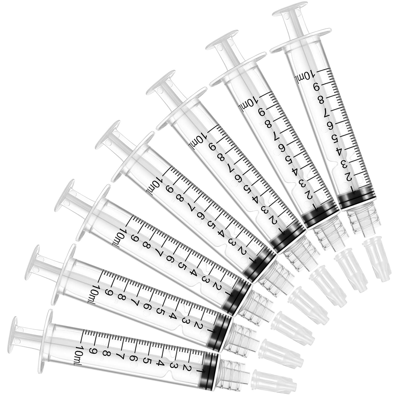 Photo 1 of 10ml Luer Lock Syringe, Syringes Without Needle, Disposable Syringe Individually Wrapped(12)