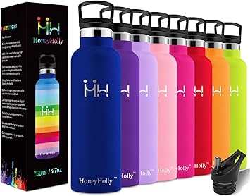 Amazon Honeyholly 水筒 ステンレスボトル 魔法瓶 真空断熱 直飲み Amazon Honeyholly 水筒 ステンレスボトル 魔法瓶 真空断熱 直飲み
