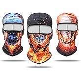 Cutewing Balaclava Mask 3D Print Full Face Mask Cooling Neck Gaiter Sun Protection Face Cover Mask Windproof Ski Mask
