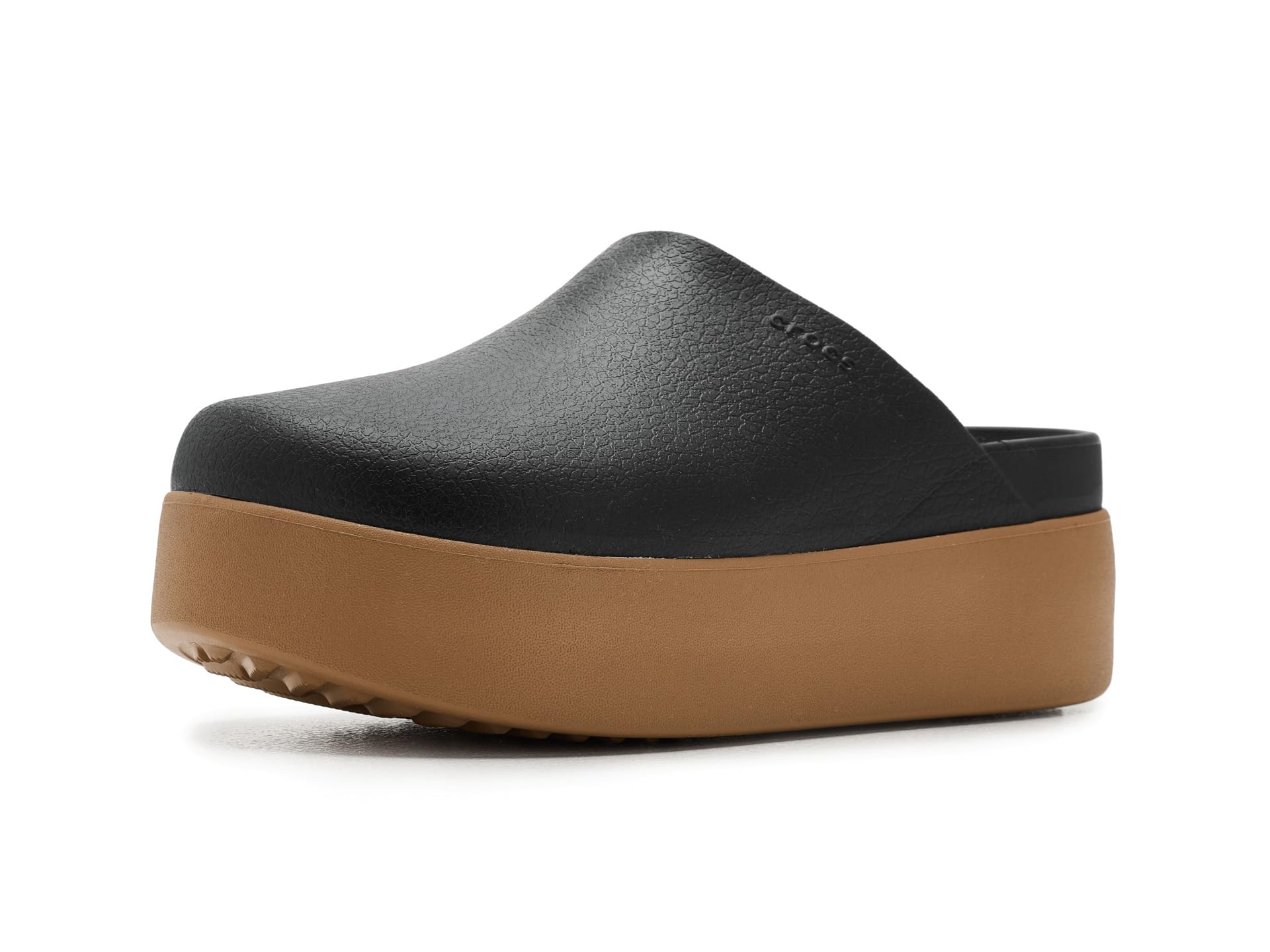 Crocs Women Dylan Platform Clog, Mule Platform Shoes, Black/Sepia, 11 Medium Image