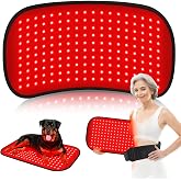 Red-Light-Therapy-for-Body,FSA Eligible HSA 2026 Upgraded 4 Modes 5 Stage Power Medical-Grade TPU Mat for Body Pain Relief,25"x13"Dual Wavelength Infrared Red Light Blanket LEDs