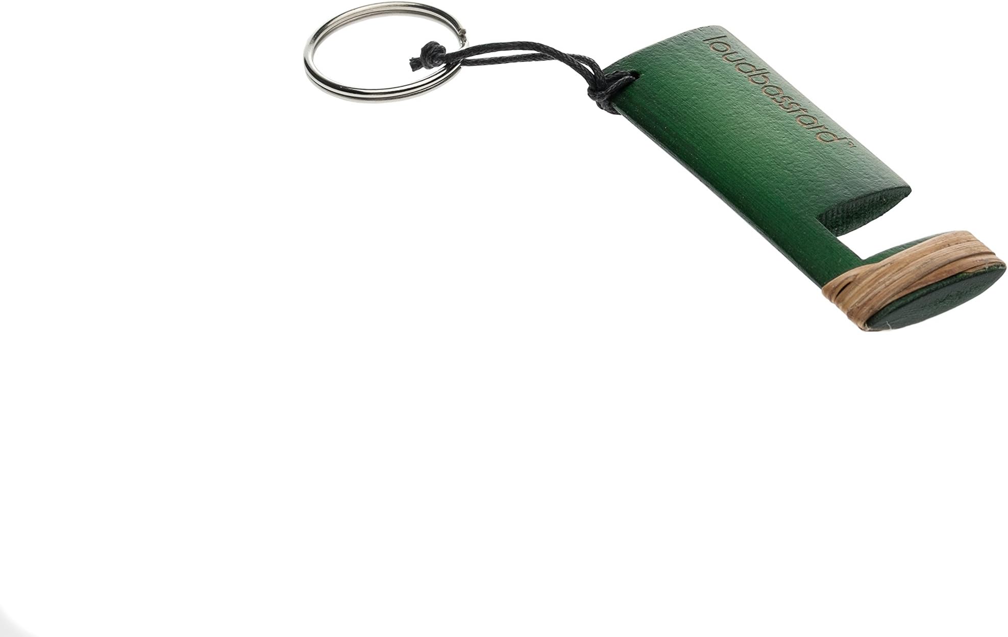 Handmade Made Eco Friendly Portable Bamboo Phone Stand Kickstand - Up-Cycled from The Loudbasstard Bamboo Speakers. Look Good & Go Green For the Love of Music (Green)