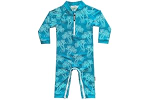 weVSwe Baby Swimsuit UPF 50+ Long Sleeve Toddler Bathing Suit Zipper Wetsuit Boy Girl Sunsuits Rash Guard Swimwear 0-3 Years