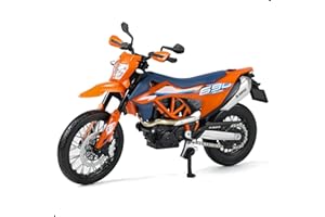 Risopen Dirtbike Toy Motorcycle Compatible for KTM 690 SMCR 1:12 Dirtbike Toy Motorcycle Model for Kid Age 8-14