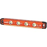 Swanson Tool SVT011 11-Inch Savage Aluminum Torpedo Level with Neodymium Magnets , Orange
