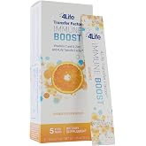 4Life Transfer Factor Immune Boost Orange Drink Mix, 5 Stick Packs | Vitamin C, Vitamin D, Zinc, Electrolytes, Orange flavor, Hydration, Immune support, Portable single serve packets