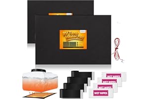 Obeaming 12" x 18" RV Heater Pad with Automatic Thermostat, DC 12V/13.5V Winterizing Tank Heater for Motorhome Camper Trailer