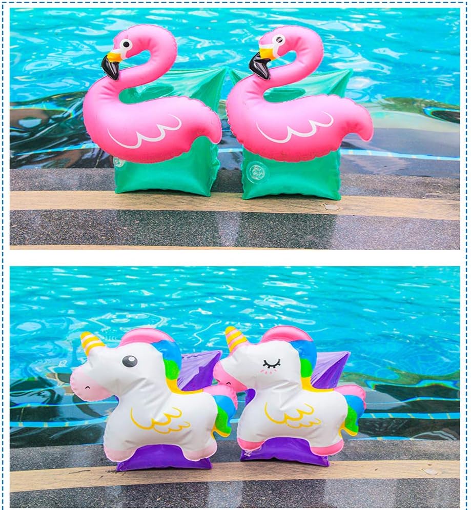 thumbnail image 2 of Inflatable Arm Floaties, 7.1x6.7 Inch Pool Arm Floaties, Swim Training Equipment For Children And Adults, Beige For Adults Kids 2 of 11