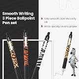 Zebra Pen Z Grip Black Ballpoint Pens 3 Pack Retractable with Clip view 4