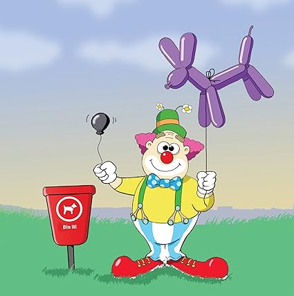 Twizler Carte Humoristique Avec Clown Ballons Et Chien Carte Vierge Carte D Anniversaire Carte Humoristique Carte Twizler Carte Humoristique Avec Clown Ballons Et Chien Carte Vierge Carte D Anniversaire Carte Humoristique Carte