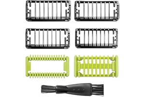 O Blade Guard Set, Beard Trimmer Guide Comb 1/2/3/5 mm, Tirmmer Guards & Body Comb & Skin Protector, O Blade Hybrid Beard Tri