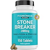 Peruvian Naturals Chanca Piedra “Stone Breaker” – 150 Tablets - Kidney Supplement - 2400mg per Serving 100% Natural Chancapiedra Grown in Peru