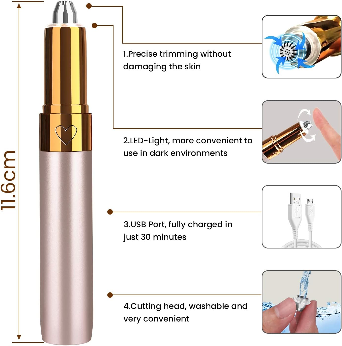 anglink eyebrow hair remover