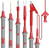 Cleqee 21Pcs Multimeter Test Leads Kit with Replaceable Probes, Clips & Tweezer view 3