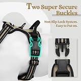 rabbitgoo Dog Harness Medium No Pull 2 Leash Clips Reflective Adjustable view 4