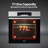 Hisense BI62211CX 77 Litre Built In Electric Single Oven Black view 6