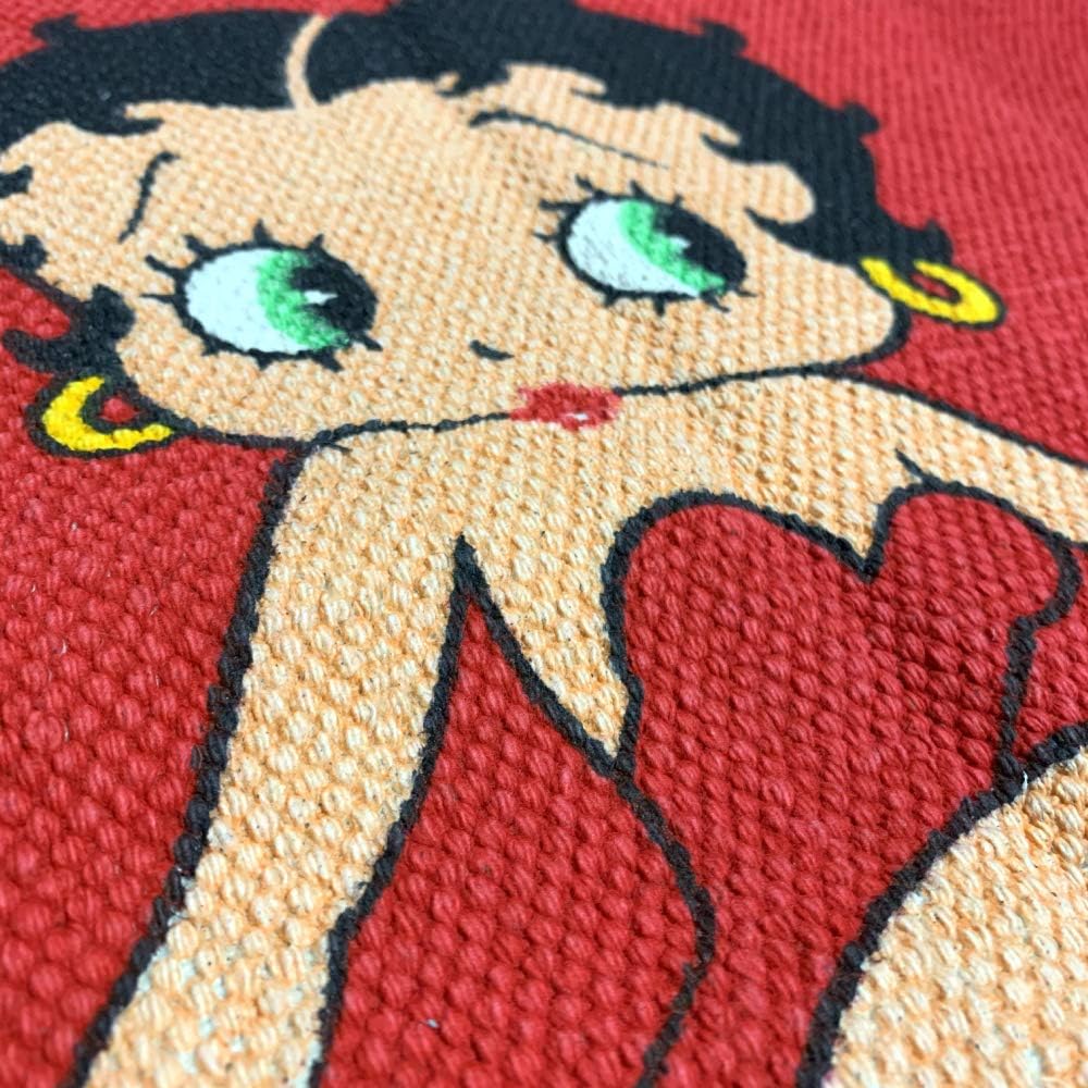 Amazon Co Jp Betty Boop ベティーちゃん アメリカン コットンマット ベティ ブープ マット ベティちゃん グッズ アメリカ アメリカン アメカジ インテリア 雑貨 生活雑貨 リビング ファブリック Red ホビー