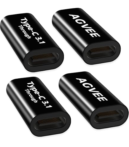 Adattatore USB-C Femmina A Femmina – Doppio Pezzo, 10 Gbps, PD 100W, Per Estensioni E Connessioni
