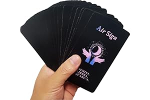 Han Yu Bowen Love Oracle Cards,Tarot Cards for Beginners Twin Flame Tarot Cards,Oracle Cards Decks with Meanings on Them Soulmate to Romantic Relationships Oracle Cards (Black (2.75“ × 4.72")
