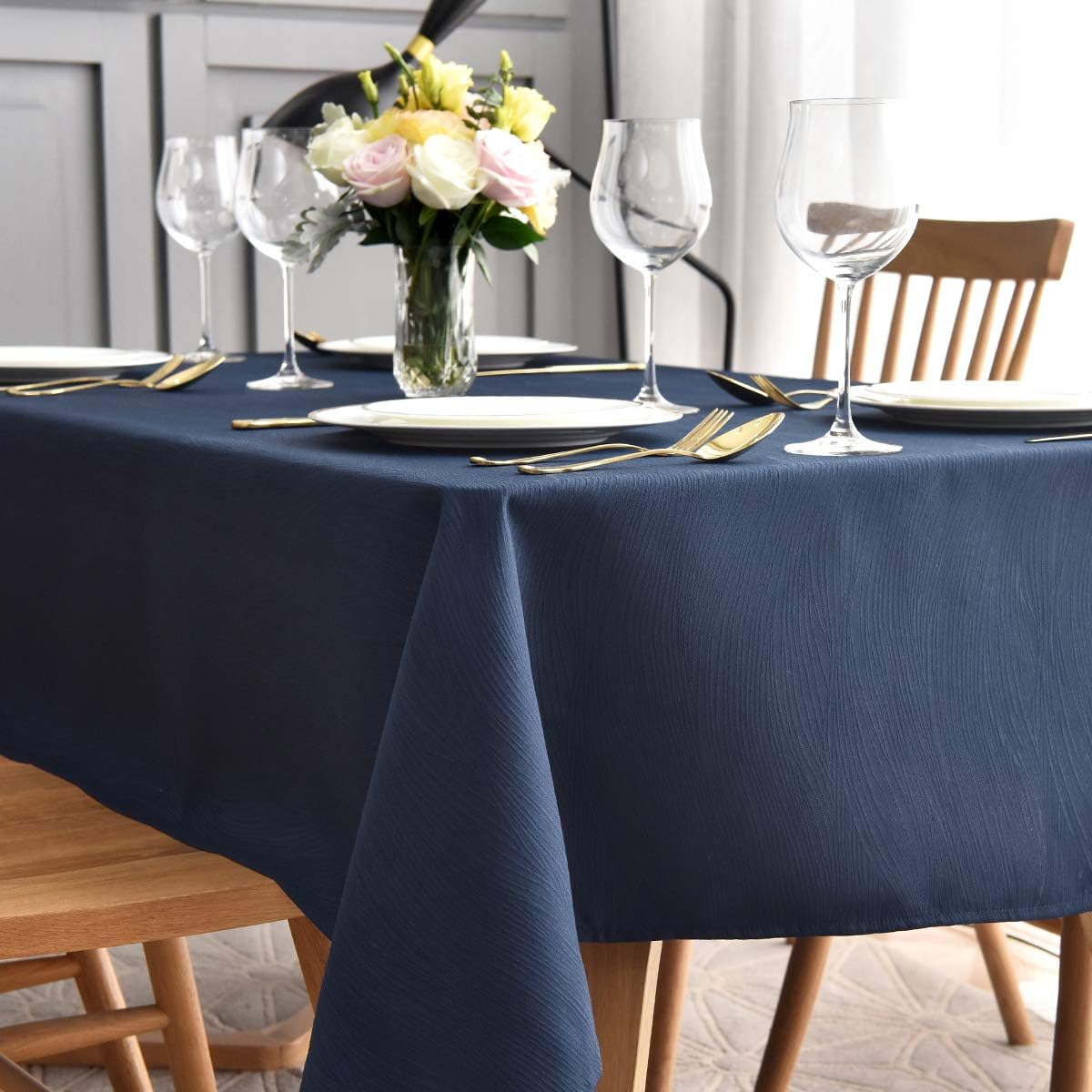 Best blue pattern table cloth