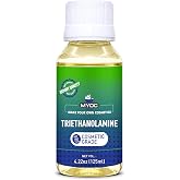 MYOC Triethanolamine Liquid (125 ml / 4.22 fl oz) - Cosmetic Grade pH Adjuster &amp; Emulsifier for Creams Lotions Gels Cleansers &amp; DIY Formulations