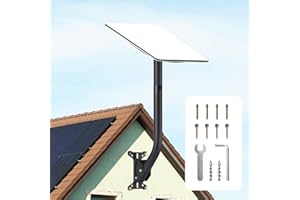 GADFISH Starlink Mounting Kit Gen 2, Compatible with V2 Starlink, Heavy Duty Starlink Mount for Starlink Internet Kit Satellite, Starlink Roof Mount, Starlink Pole Mount