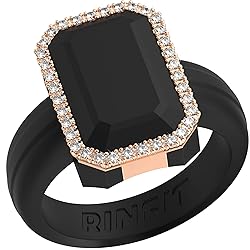 Rinfit Women's Silicone Wedding Band - Promise