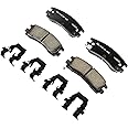 ACDelco Gold 17D698CHF1 Ceramic Rear Disc Brake Pad Kit with Clips