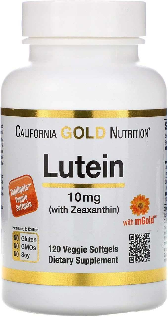 California Gold Nutrition Lutein with Zeaxanthin 10 mg 120