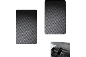 2-Pack Car Dashboard Anti-Slip Rubber Pad, Non-Slip Gel Pads for Phones, GPS, and Small Items, Reusable & Washable, Customiza