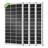 ECO-WORTHY 400W Solar Panels 4pcs 100 Watt 18V