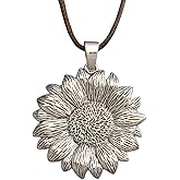 Bjesinmo Leather Necklace for Women Long Boho Pendant Hippie Choker Necklace Bohemian Layered Leather Rope Wooden Jewelry Gifts