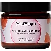 Mad Hippie MicroDermabrasion Facial - Exfoliating Face Scrub with Glycolic Acid, Mandelic Acid, AHA Complex & Hyaluronic Acid, 2.1 Fl Oz
