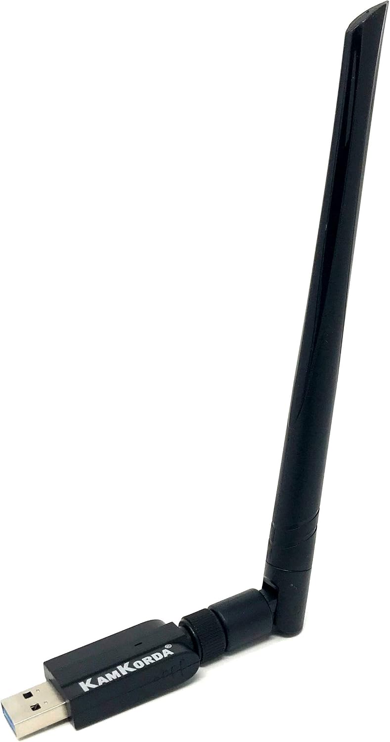 USB WiFi Dongle, USB Network Adapter for PC & Laptop, Windows 11/10/8/7/XP, Mac OS X & Linux, 5G WiFi Support, USB 3.0