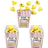 Pencil Top Erasers 36 Pack Popcorn Pencil Erasers Toppers Cap Erasers for Kids Cute Fun Novelty Food Erasers for Student Scho