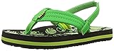 Reef Boys' AHI Glow Sandal, Green UFO, 023 M US