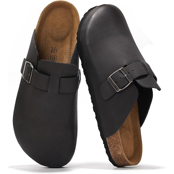 Mules Confortables Pour Homme - Tige PVC, Semelle EVA, Double Fermeture, Pour La Maison Et L'extérieur