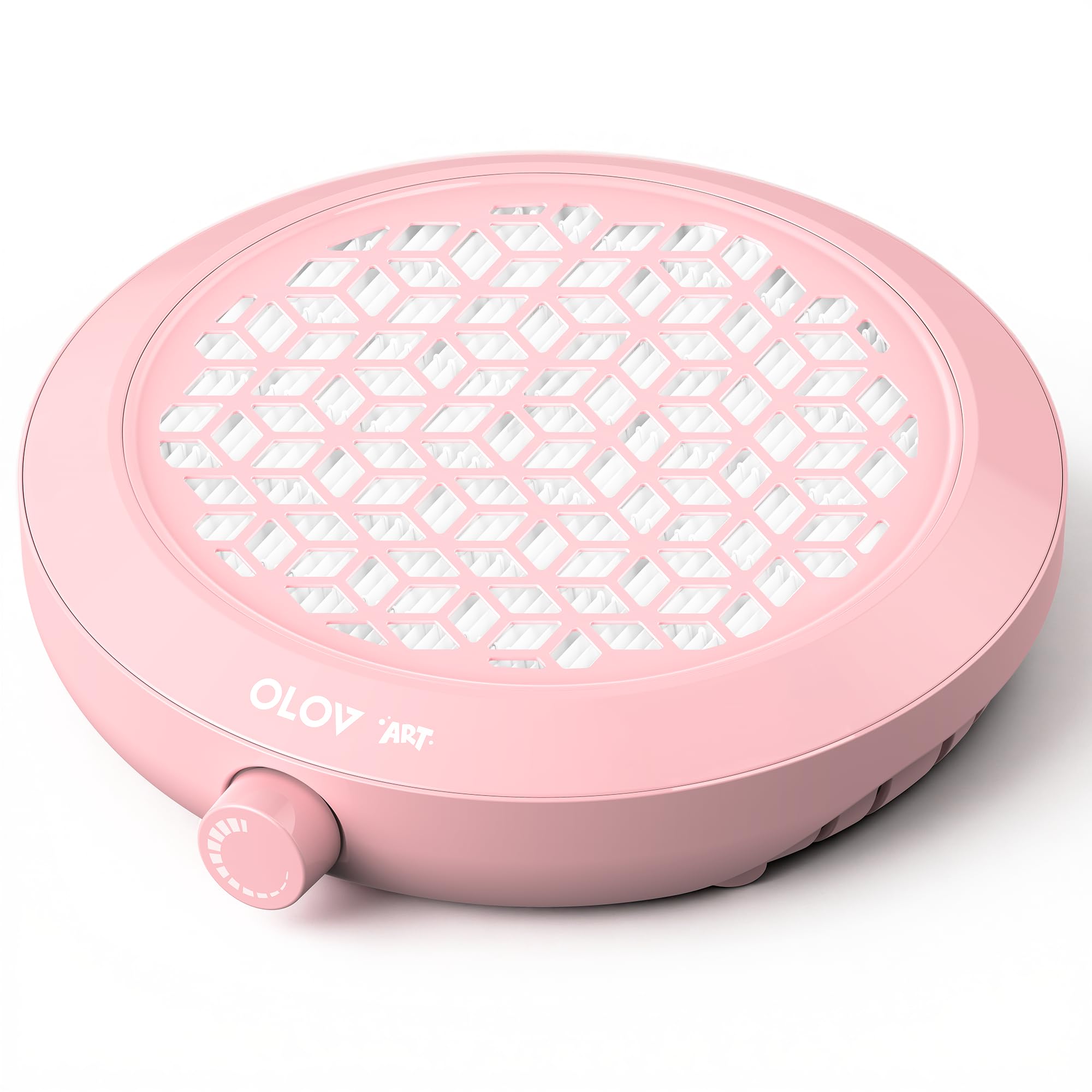 Photo 1 of Olov Art Nail Dust Collector, Portable Nail Fan Dust Collector with Reusable Filter for Acrylic Nail Polishing, Salon, Home & Training | Beginner-Friendly Nail Tech Vacuum