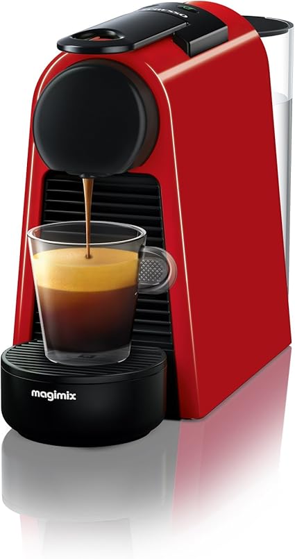 Nespresso 11366 Capsule Coffee Machine Plastic 1310 W Red Amazon Co Uk Home Kitchen
