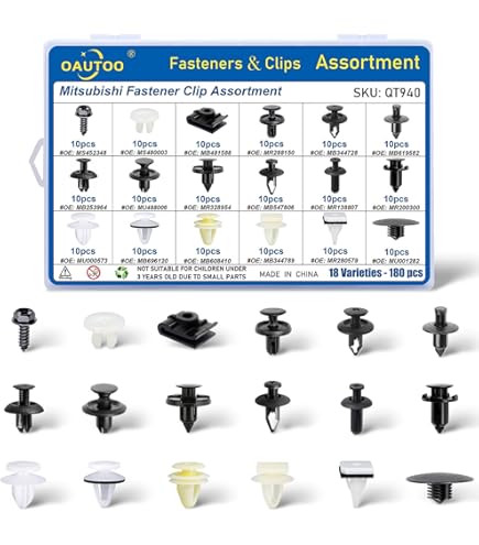 Amazon.com: Rexka Side Garnish & Moulding Trim Retainer Clips for