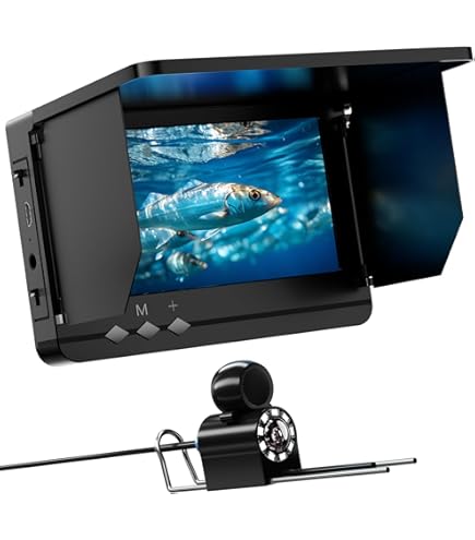 Colitt HD Underwater Fishing Camera, Waterproof Portable 360-Degree Fish Finder With Night Vision Real-Time Viewing Fish Camera For Fishing Gear, Baiting, And Catching Fish