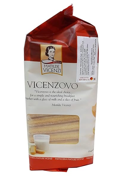 MATILDE VICENZI VICENZOVO LADYFINGERS – CLASSIC ITALIAN BISCUITS, LADYFINGERS COOKIES FOR TIRAMISU – KOSHER DAIRY COOKIES – ITALIAN PASTRIES FOR BAKERY & DESSERT GIFTS – 14.11 OZ (400G)