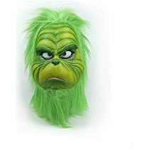 Kiuiom Vert Cosplay Gants De Noël,Gants De Monstre à Fourrure