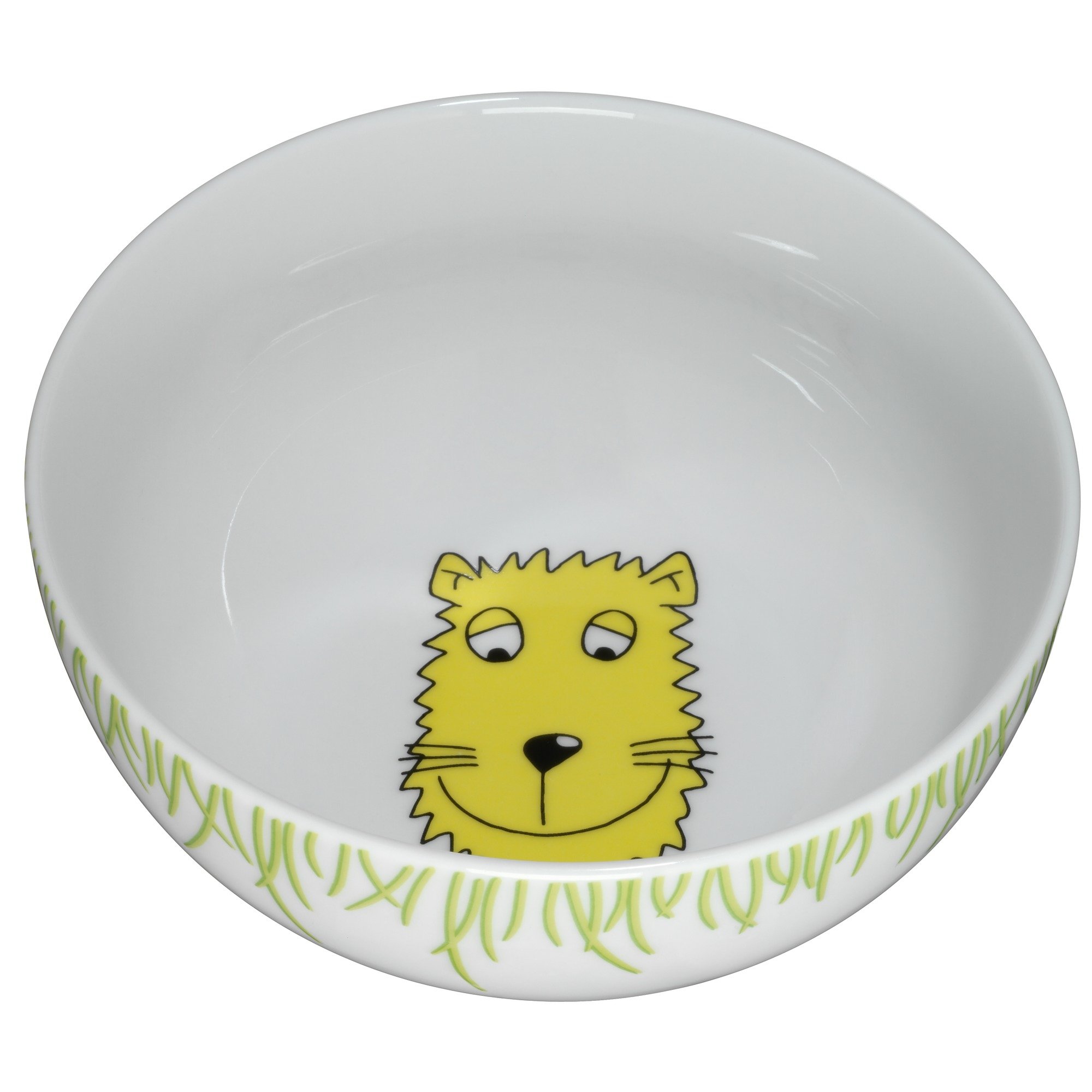 WMF Safari Porcelain Children's Crockery Cereal Bowl, Multi-Colour