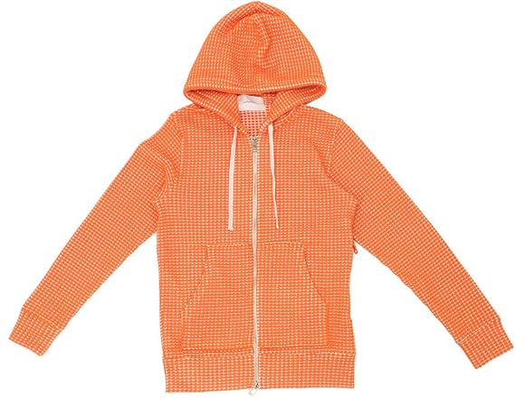 Amazon シーグリーン Seagreen ジップアップパーカー メンズ ビッグワッフルパーカー オレンジ 正規取扱店 04サイズ Xl相当 トレーナー パーカー 通販